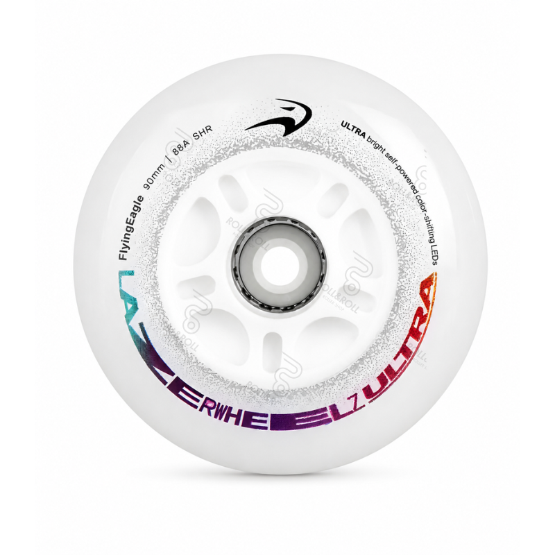 Ruedas Led Flying Eagle Lazer Wheelz Ultra Multicolor 90MM