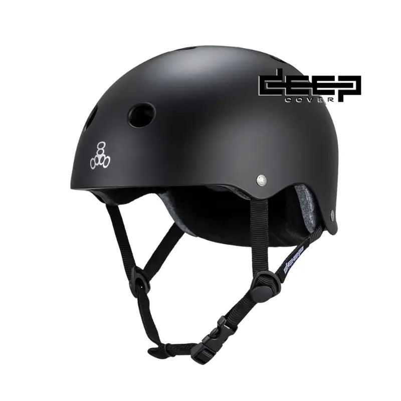 CASCO DEEP COVER DE TRIPLE 8 - Matte Black / XS/S - Casco