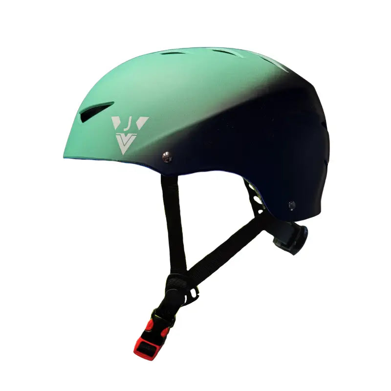 Casco Vroller Bicolor - Verde/Negro / S
