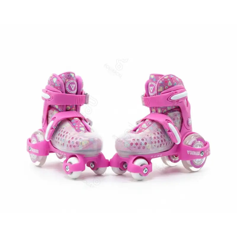 Kit de patin entrenador V Roller - Rosa / XS 14-17.5 - Patines Entrenadores