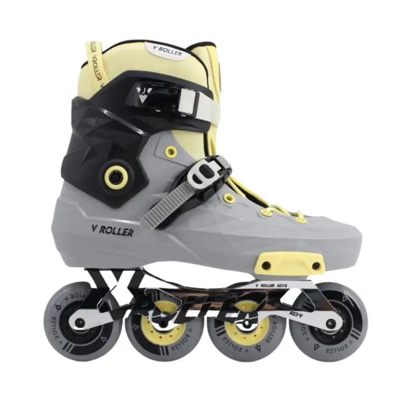 Patines Vroller 23 / Gris/Amarillo Patines