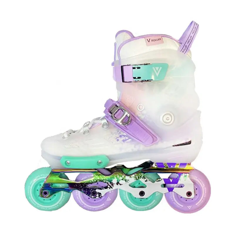Patines VROLLER Tornasol - 24 / Transparente /lila en línea