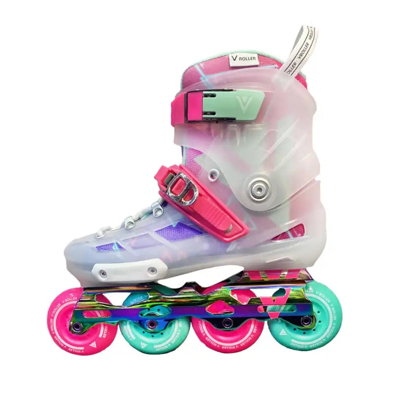 Patines VROLLER Tornasol - 24 / transparente/menta en línea
