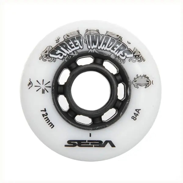 Ruedas Street Invaders - Blanco / 72