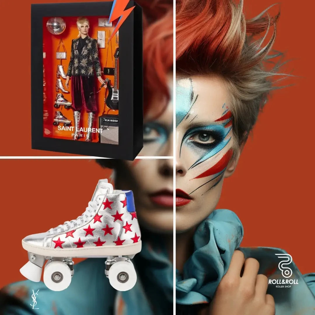 ’Patines Plateados y Muñecas de Moda: El Legado Bowie Reflejado por Yves Saint Laurent Barbie’