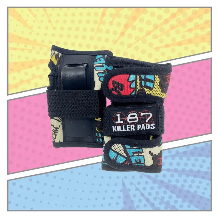 187 Killer Pads - Comic Junior Protecciones para patinaje sobre ruedas y en línea