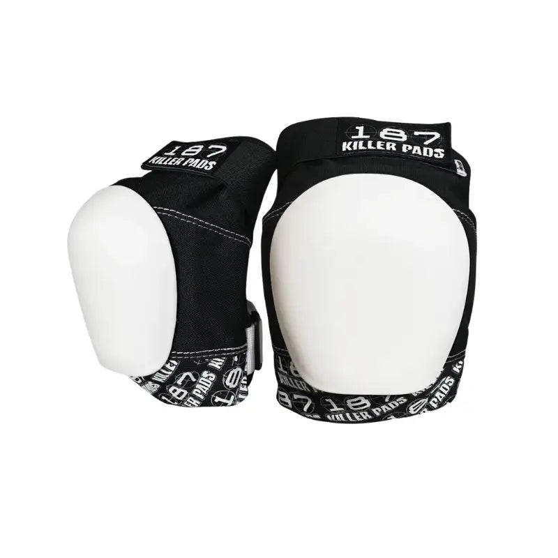 187 Killer Pads - Knee Pro - S / Blanco/nergro - Protecciones para patinaje sobre ruedas y en línea