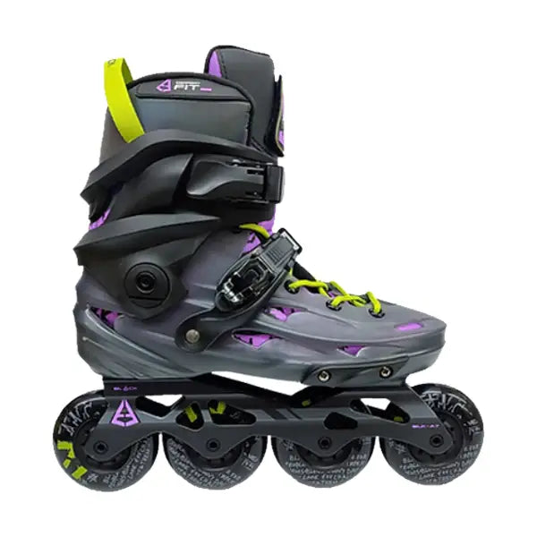 BLACK FSK-92 Patines freeskate - Negro/Morado / 23 en línea