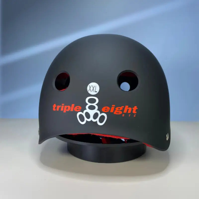 Casco Certificado Triple Eight Sweatsaver Black & Red - Protecciones para patinaje sobre ruedas y en línea