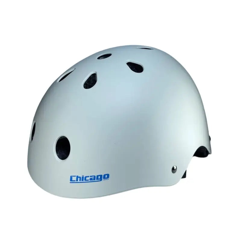 Casco Chicago Ajustable - M / Beige vivos azules Protecciones para patinaje sobre ruedas y en línea