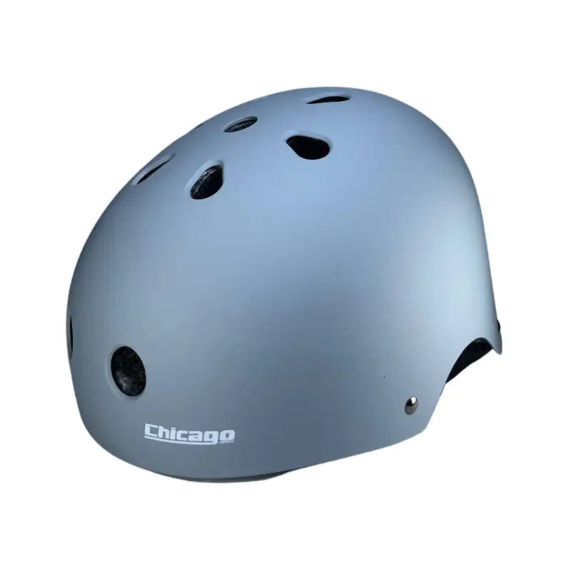 Casco Chicago Ajustable - M / Gris vivos blancos Protecciones para patinaje sobre ruedas y en línea