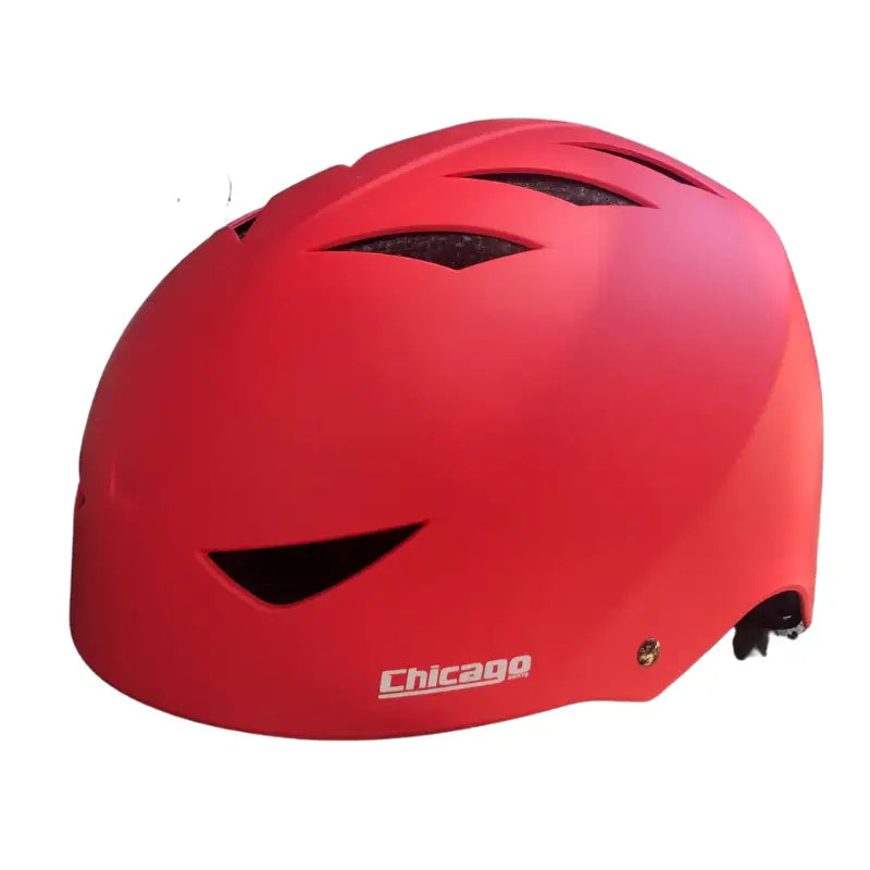 Casco Chicago Ajustable - M / Rojo Protecciones para patinaje sobre ruedas y en línea