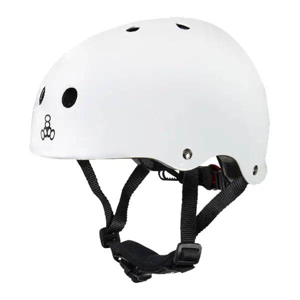 Casco Triple 8 Lil Infantil - XS/S / Blanco Protecciones para patinaje sobre ruedas y en línea