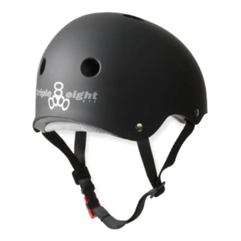 Casco Triple Eight Certificado Sweatsaver Black/Grey - Protecciones para patinaje sobre ruedas y en línea