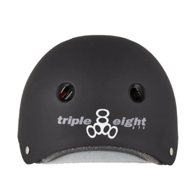 Casco Triple Eight Certificado Sweatsaver Black/Grey - Protecciones para patinaje sobre ruedas y en línea