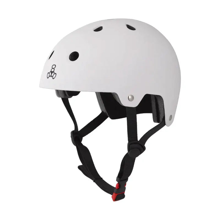 Casco Triple Eight White Dual Certified - S/M Protecciones para patinaje sobre ruedas y en línea