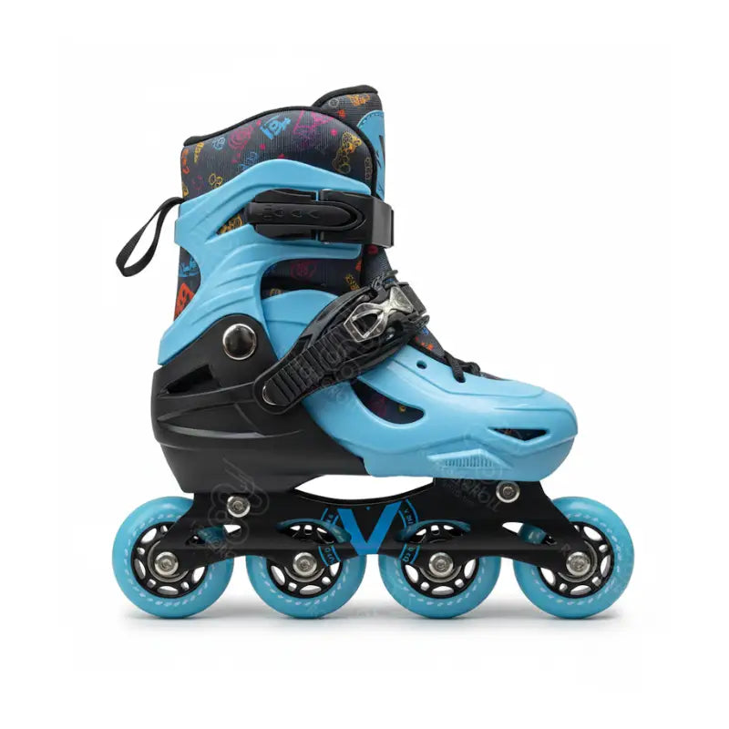Combo Infantil Vroller Sweet Confeti - Azul / S/20-21.5 - Patines