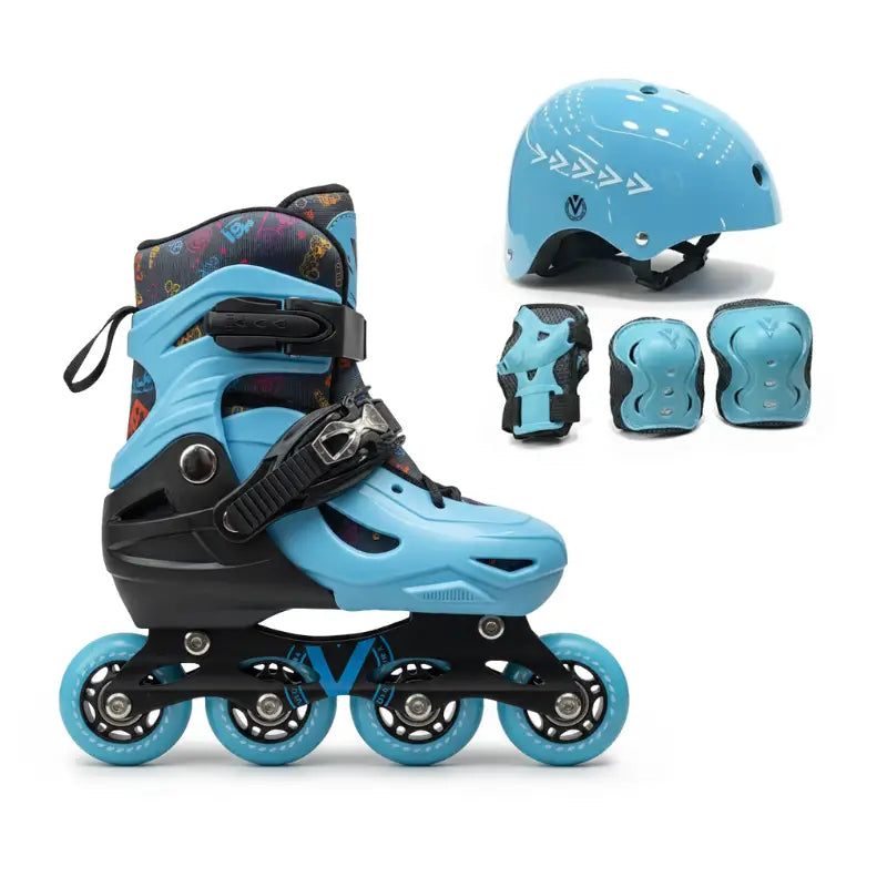 Combo Infantil Vroller Sweet Confeti - Patines