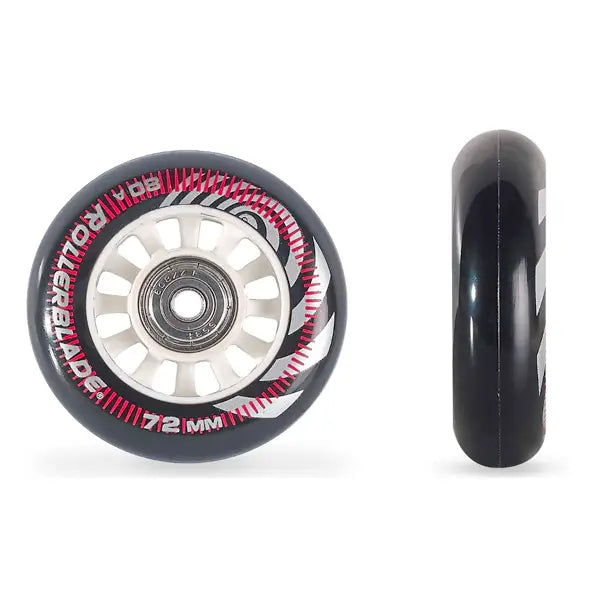 Juego de 8 Ruedas Rollerblade - 72mm 80a.