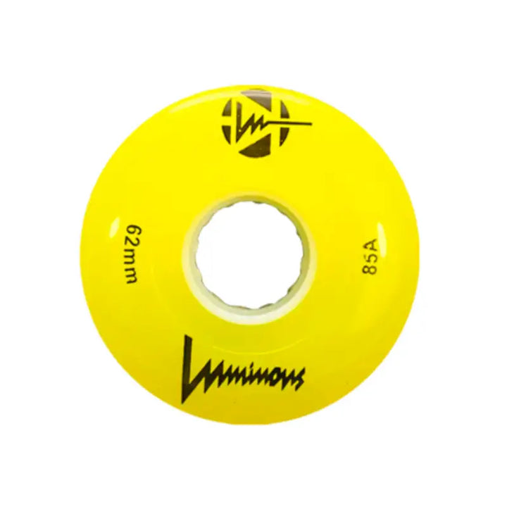 Led Quad Wheel 62 mm Luminous - Amarillo Protecciones para patinaje sobre ruedas y en línea