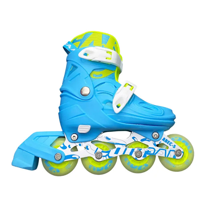 Patines Ajustables Cougar modelo MZS807PS - 17-20 / Azul/verde en línea