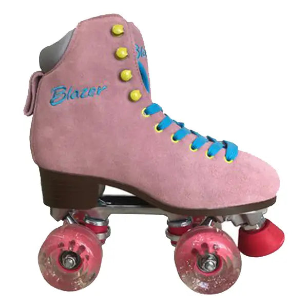 Patines Clásicos Roller Blazer Gamuza - 25 / Rosa de cuatro ruedas