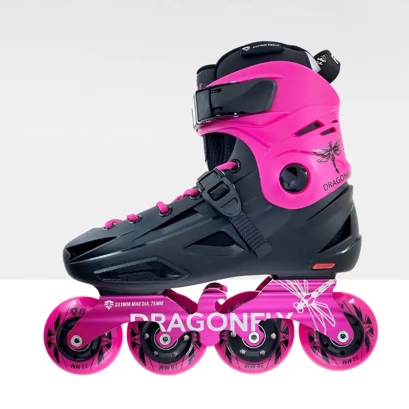 Patines Flying Eagle Modelo F3 Dragonfly - 20-21 / Negro/Rosa en línea