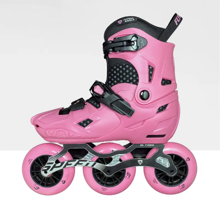 Patines Infantiles Flying Eagle S7 Speed Triple KIDS - Rosa / 18 20.5 de 3 ruedas