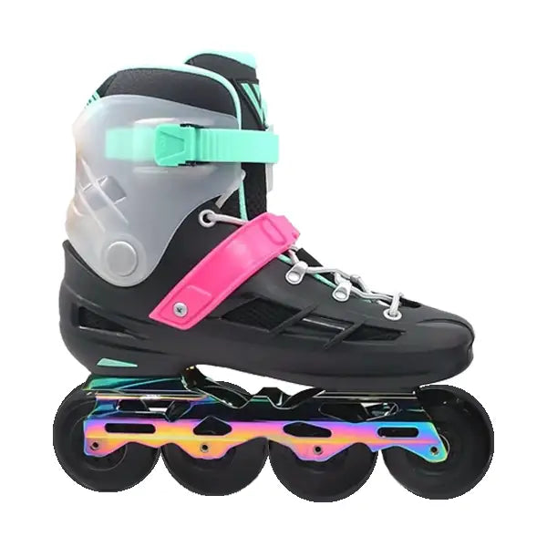 Patines VROLLER Tornasol - 24 / Negro/Menta/Rosa en línea