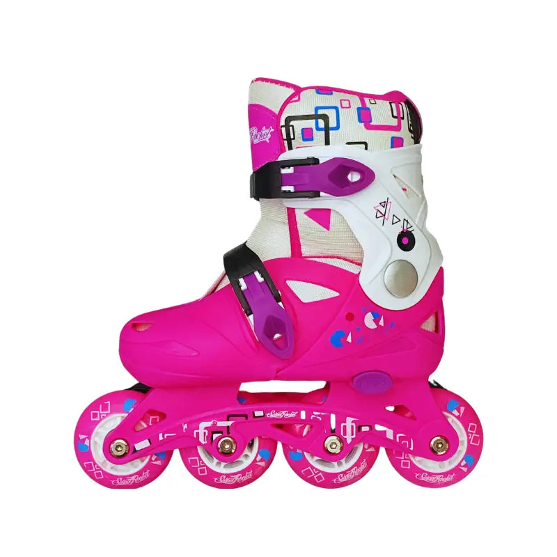 Set de Patines Ajustables Sweet Rocket Modelo: jR Infantiles