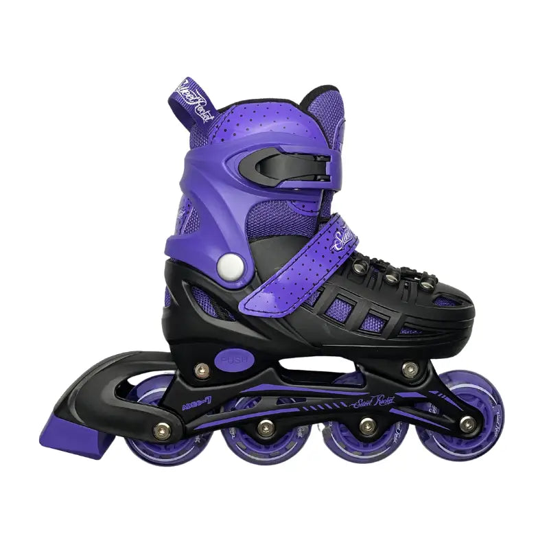 Set de Patines Sweet Rocket Modelo: SR Infantiles - 16-20 / Morado/Negro en línea